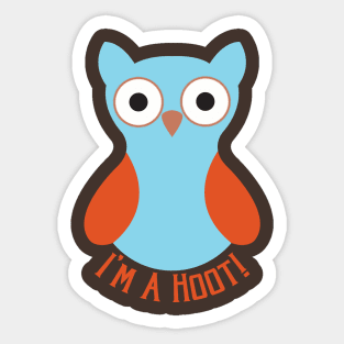 I'm A Hoot Sticker